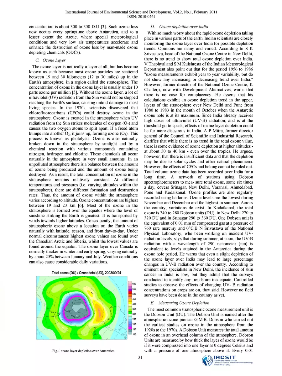 2nd Page of Causes of Ozone Layer Depletion PDF