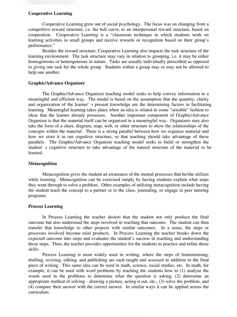 2nd Page of Morrison Teaching Model PDF