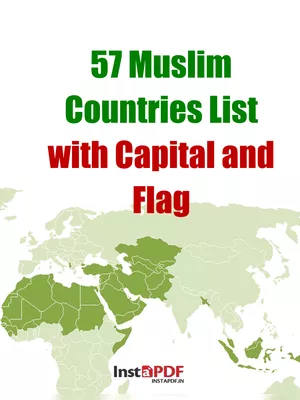 57 Muslim Country List with Capital and Flag