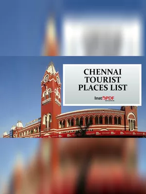 Chennai Tourist Places List PDF