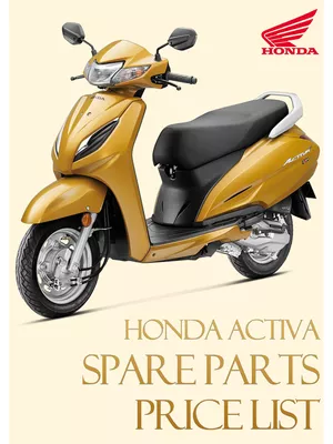 Honda Activa Spare Parts Price List 2024