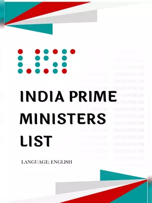 List of Prime Minister of India