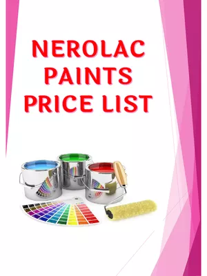 Nerolac Paints Price List 2024