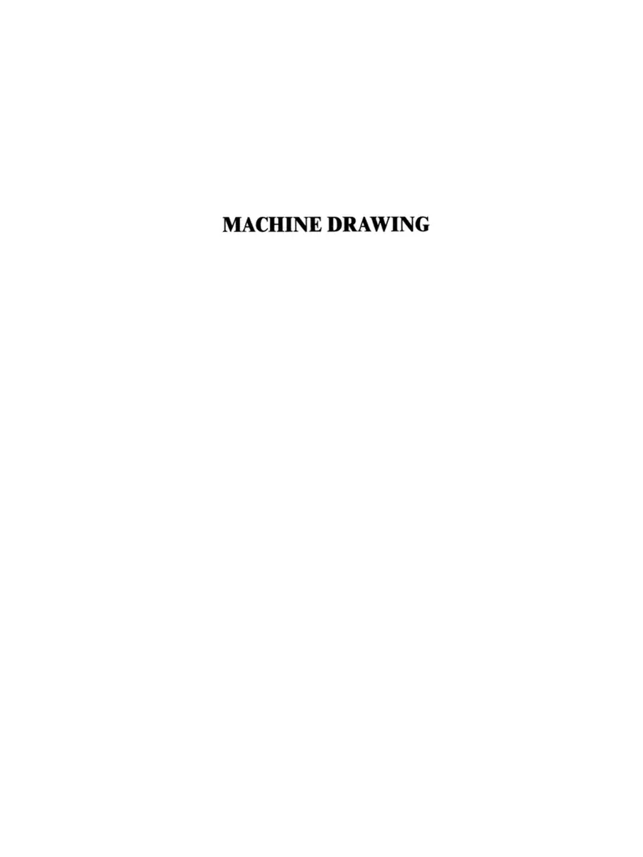 2nd Page of Machine Drawing PDF
