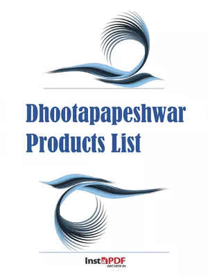 Dhootapapeshwar Product List