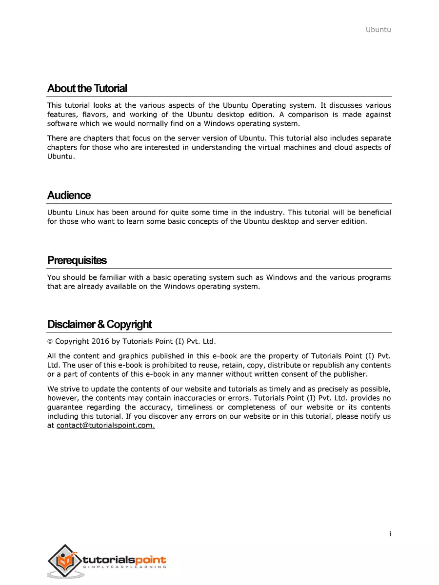 2nd Page of Ubuntu Commands List PDF