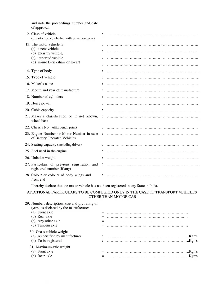 2nd Page of Form 20 PDF