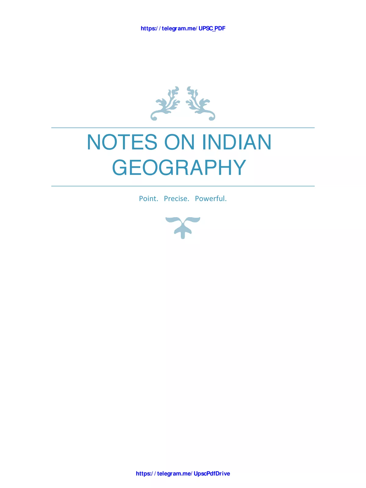 Indian Geography Notes