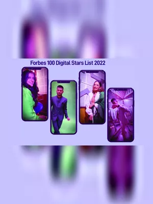 Forbes 100 Digital Stars List 2023