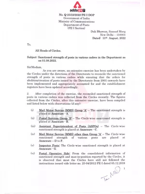 India Post Office Recruitment 2022 Notification
