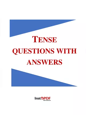 Tense Questions and Answers