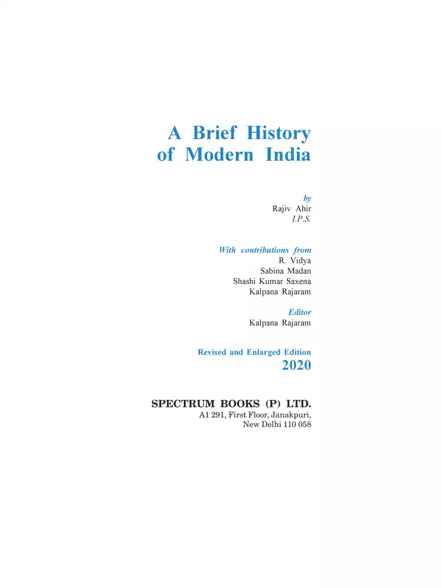 2nd Page of Spectrum Modern History PDF