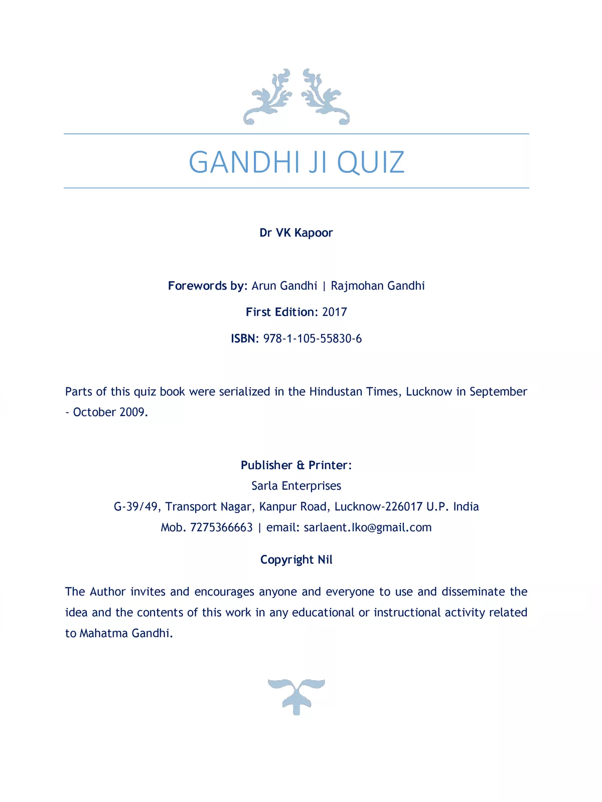 Gandhi Quiz