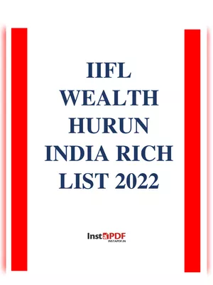 Hurun India Rich List 2022