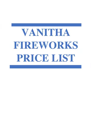 Vanitha Fireworks Price List 2024