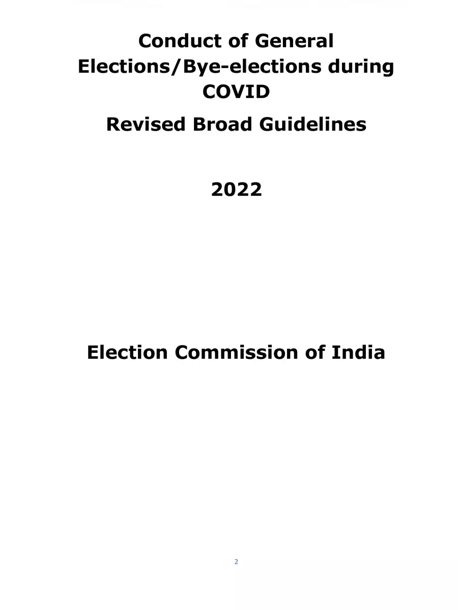 2nd Page of Election Duty Exemption Rule 2022 PDF