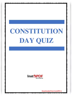 Constitution Day Quiz 2024