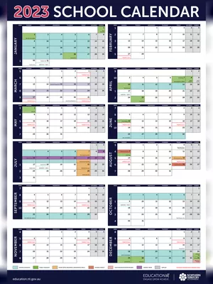 NT School Calendar 2023 PDF