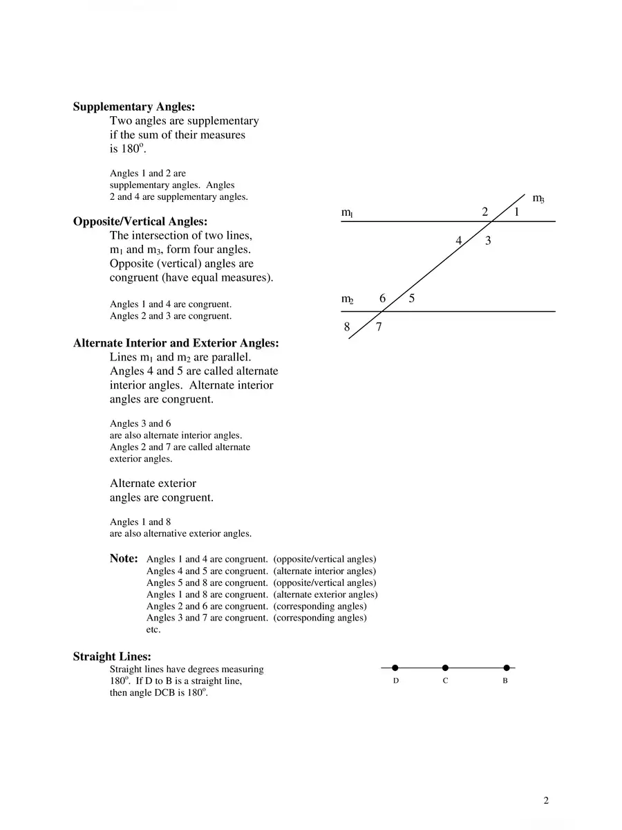 List Of All Geometry Formulas PDF InstaPDF