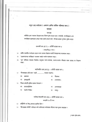 HS Bengali Question Paper 2022