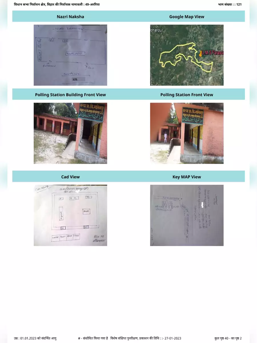 2nd Page of बिहार पंचायत चुनाव वोटर लिस्ट – Bihar Panchayat Chunav Voter List 2023 PDF