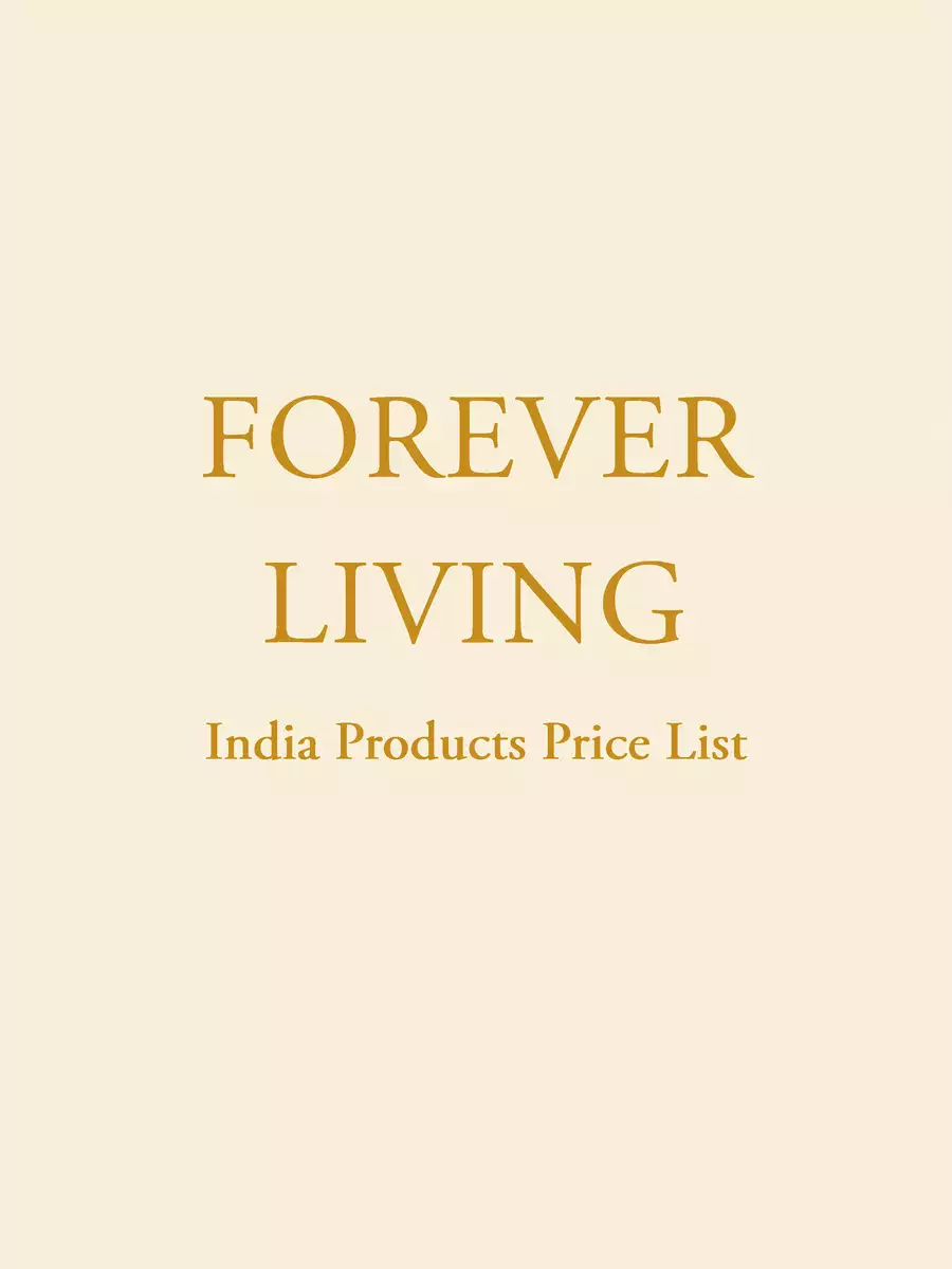 2nd Page of Forever Living Products Price List 2024 PDF