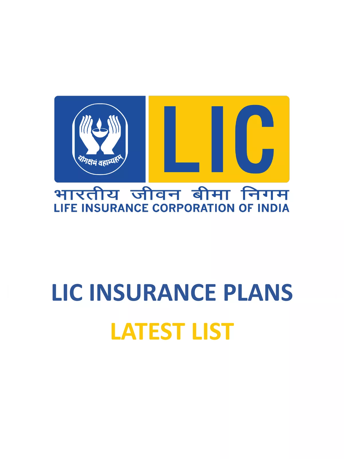 LIC New Plans List 2024
