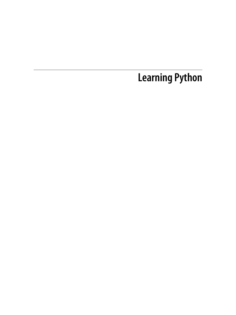 2nd Page of Python Book PDF