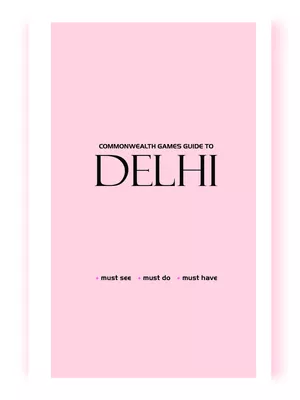 Delhi Tourist Places List PDF