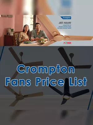 Crompton Fan Price List 2024