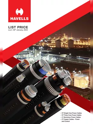 Havells Industrial Cables Price List 2024