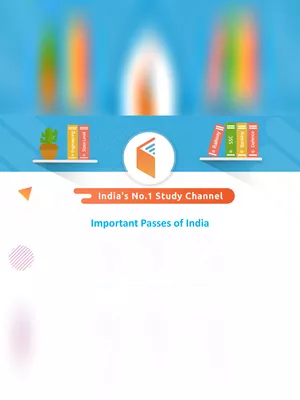 List of Important Passes in India for UPSC PDF