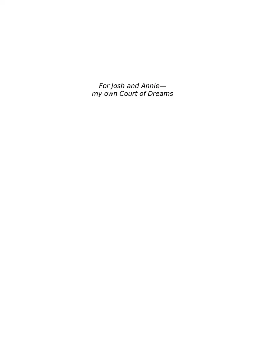 2nd Page of A Court of Mist and Fury PDF