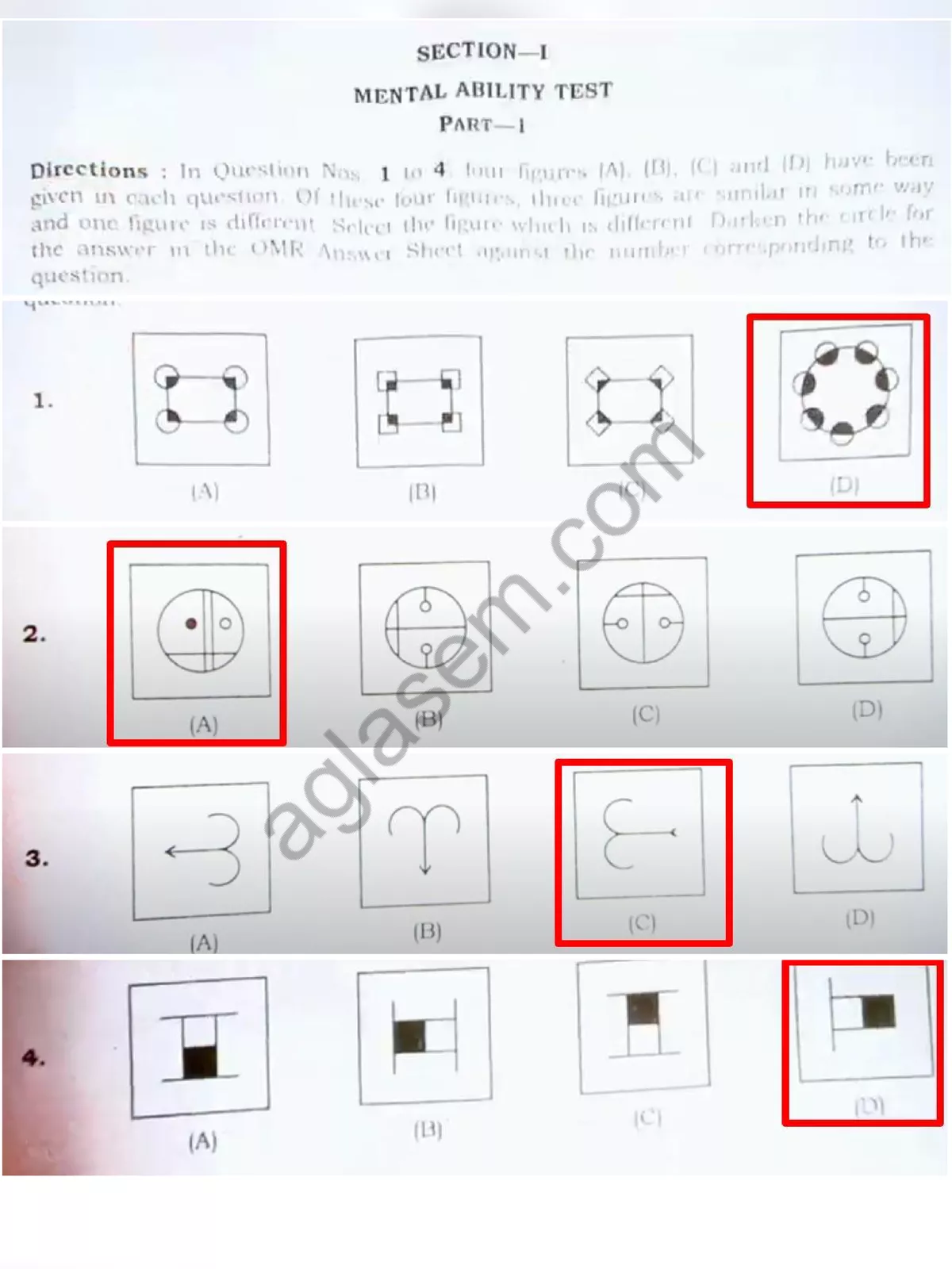 Navodaya Answer Key 2023 Class 6