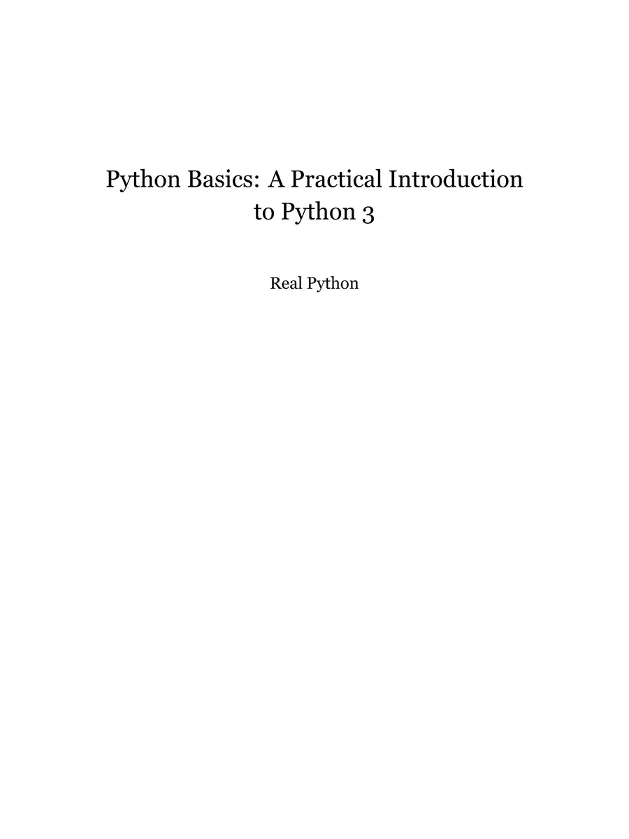 2nd Page of Python Book for Beginners PDF