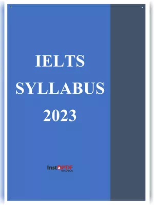 IELTS Syllabus 2024
