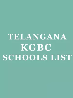 KGBV Schools List in Telangana