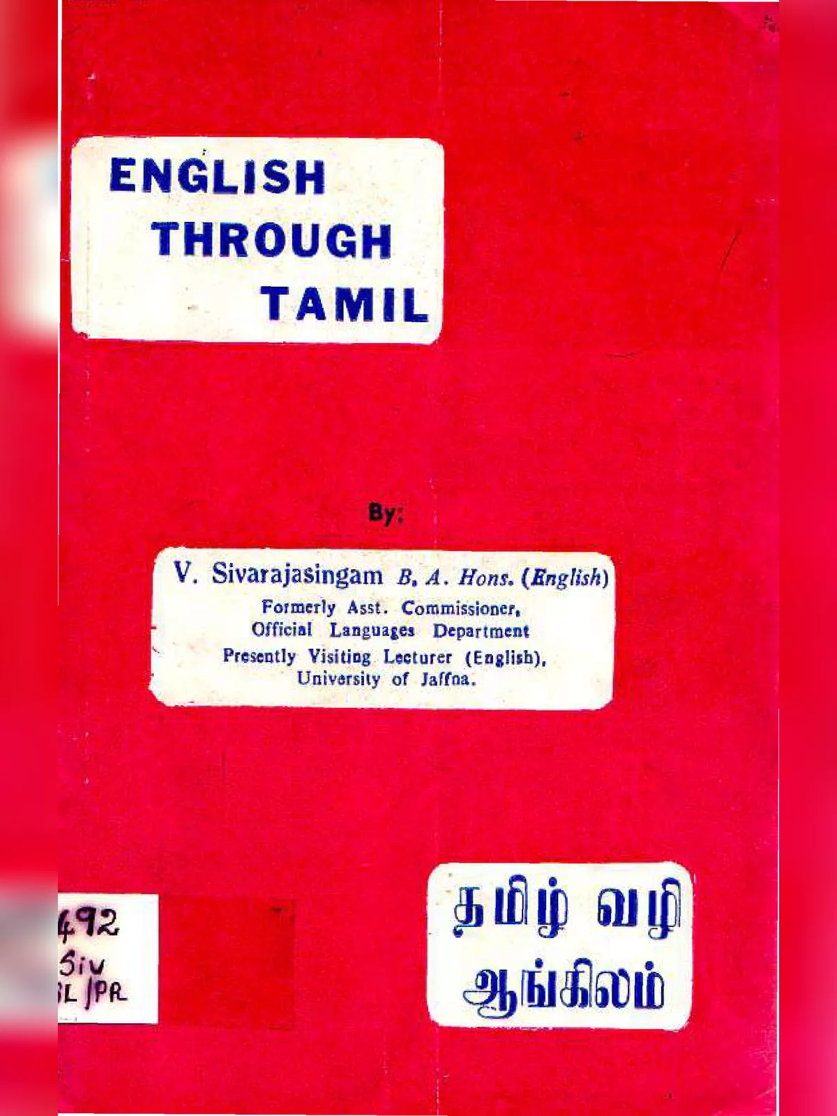Spoken English in Tamil