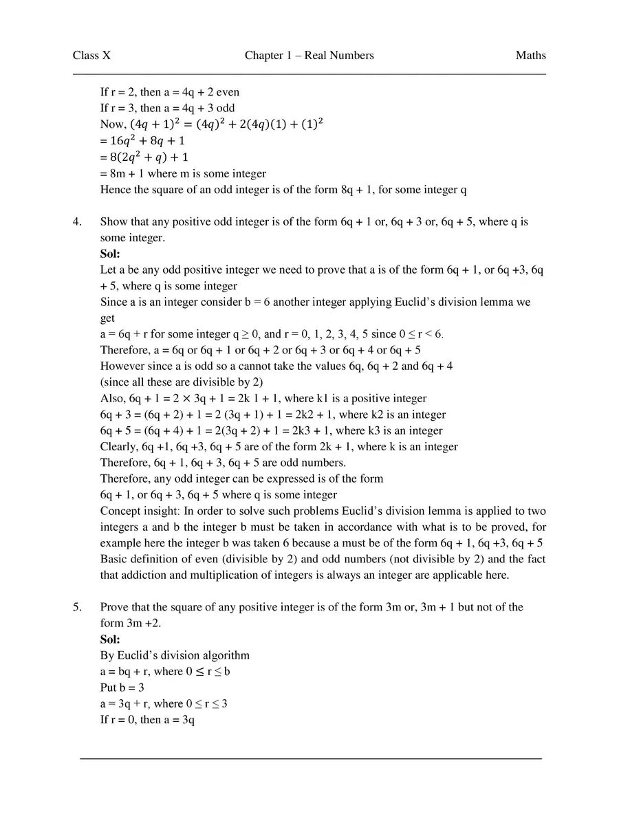 2nd Page of RD Sharma Class 10 PDF