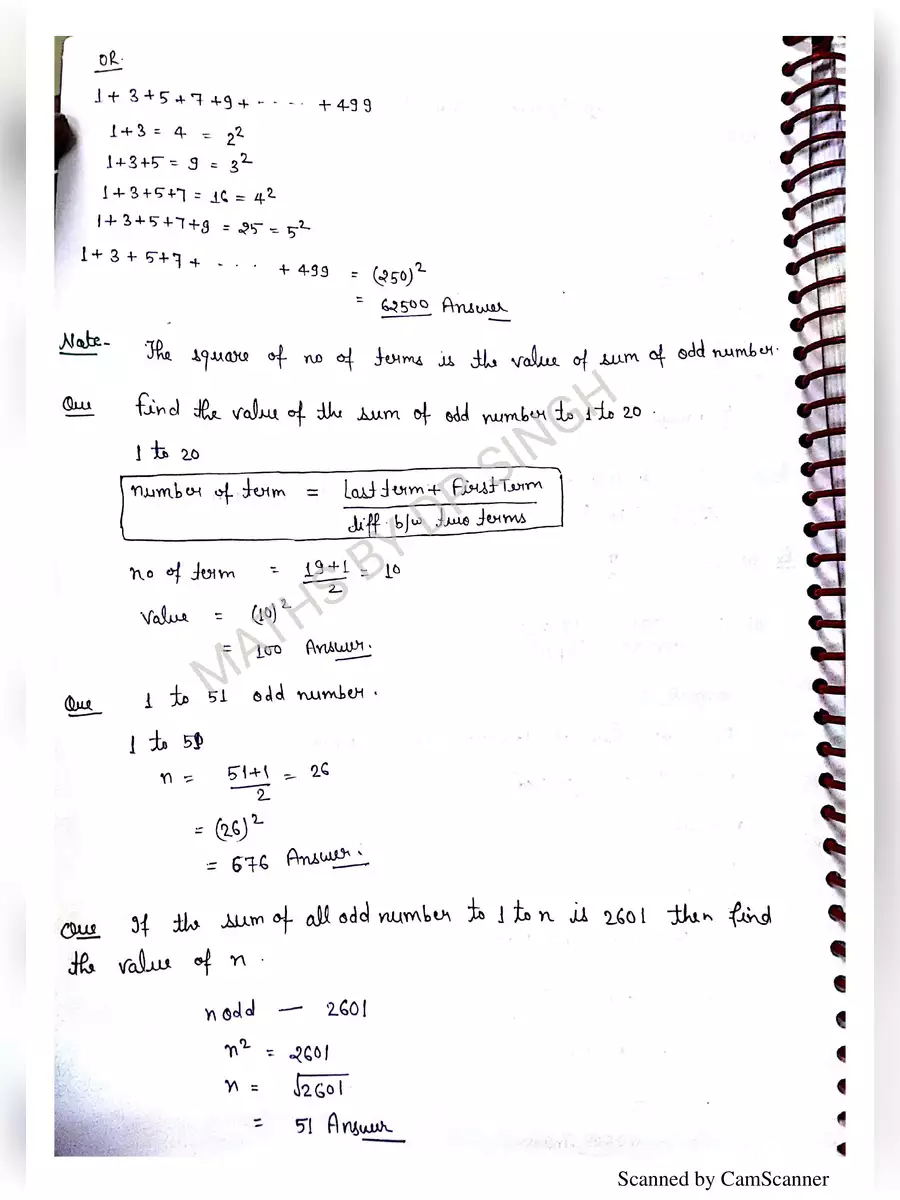 2nd Page of Number System in Hindi Notes PDF