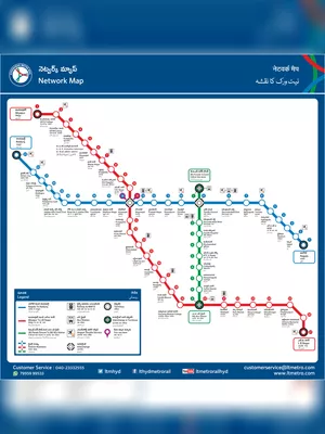 Metro Map Hyderabad HD PDF