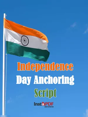 Independence Day Anchoring Script English