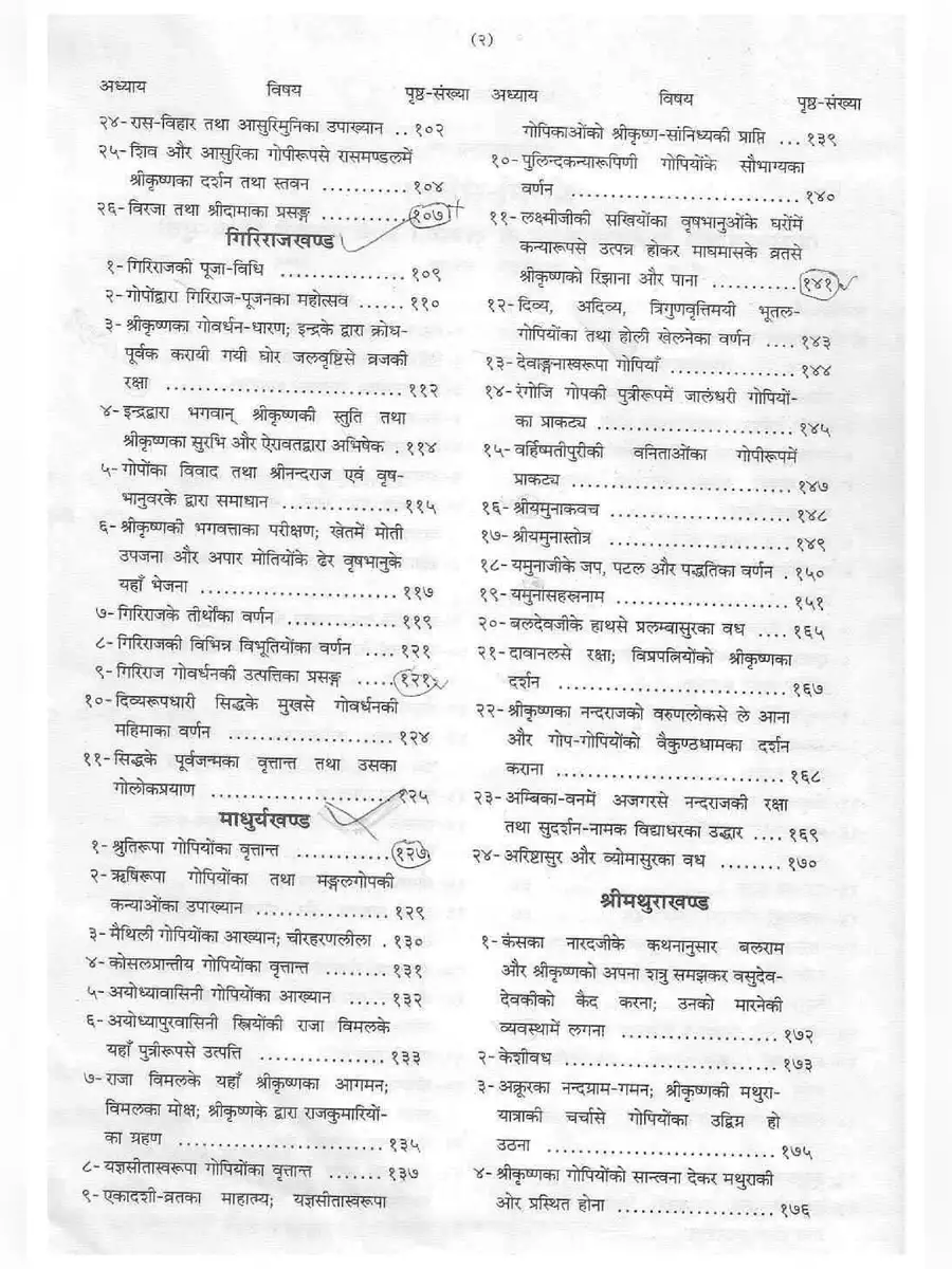 2nd Page of श्री गर्ग संहिता सम्पूर्ण – Garg Sanhita Gita Press PDF
