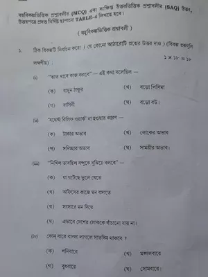 HS Bengali Question Paper 2023 (উচ্চমাধ্যমিক বাংলা প্রশ্ন) PDF
