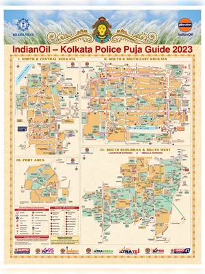 Kolkata Durga Puja Map 2023