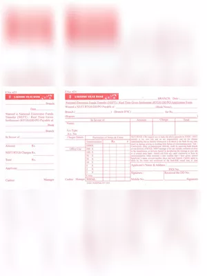 Lakshmi Vilas Bank RTGS Form PDF