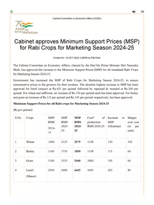 MSP 2023-24 List PDF
