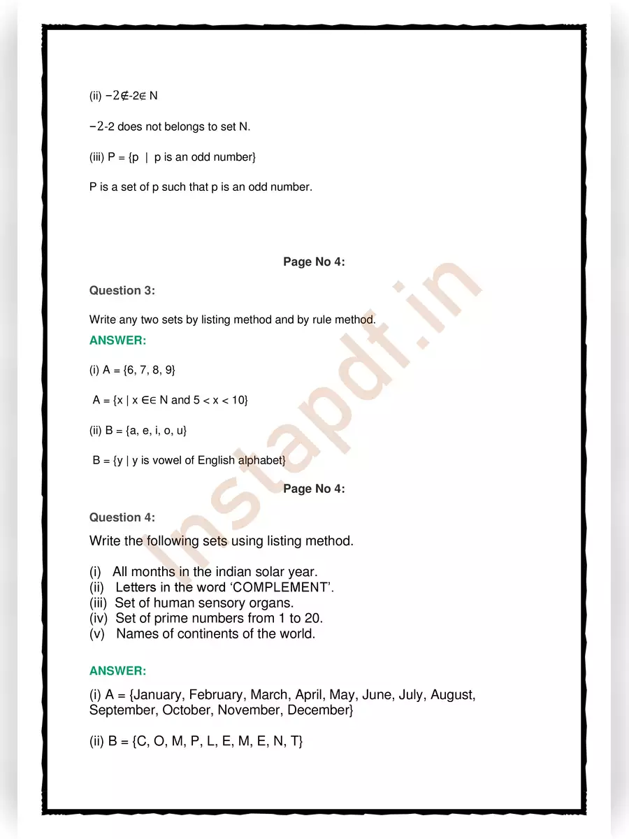 2nd Page of Vikas Mathematics Practical Book Answers 9th Class PDF
