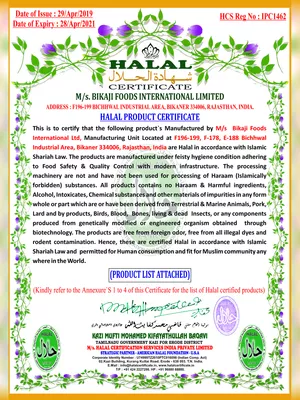 List of Halal Products in India PDF