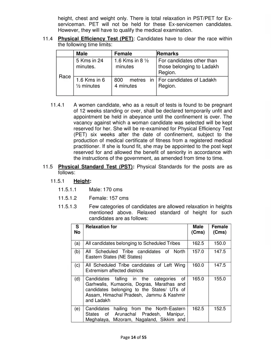 2nd Page of SSC GD Constable 2024 Syllabus PDF